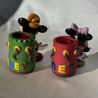 Vintage Mickey & Minnie Mouse Kalemlik