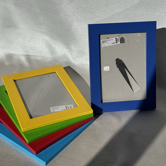 IKEA Nyttja Renkli Ahşap Çerçeveler