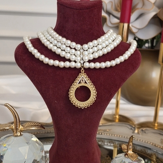 Sahra Kolye (Yarım Altın Uyumlu)