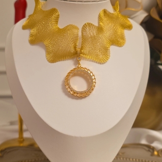Titanyum Kolye (Yarım Altın Uyumlu)