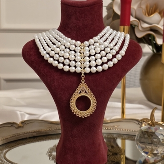 Kleopatra Kolye (Yarım Altın Uyumlu)