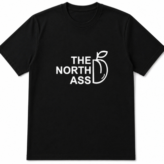 The North Ass Siyah Oversize T-shirt