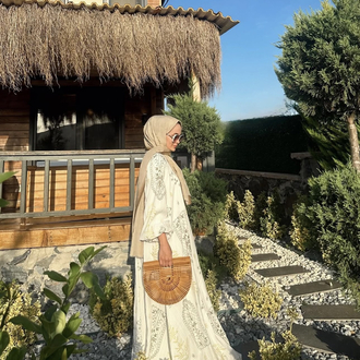 Desenli elbise 