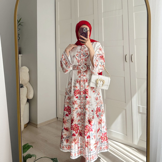 Motif desen elbise