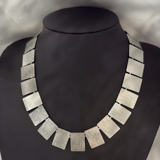 Silver Pul Sıralı Kolye