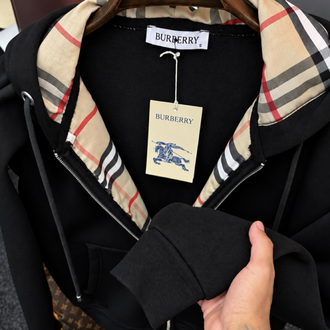 Burberry Premium Kapşonlu Hırka