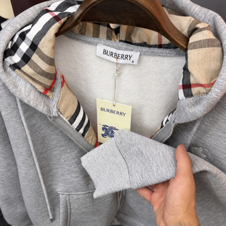 Burberry Premium Kapşonlu Hırka