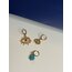 Göz detaylı kombin küpe