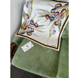 Uzlaşı Tacı Has İpek Fular 65*65
