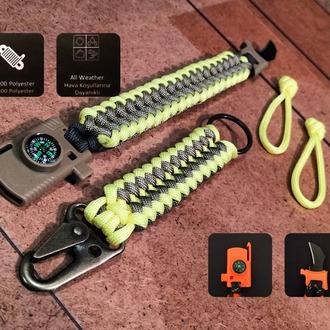 SURVIVAL BRACELET MODEL 848 BIÇAKLI SET