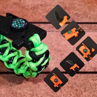 SURVIVAL BRACELET MODEL 818 BIÇAKLI