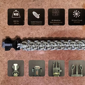 SURVIVAL BRACELET MODEL 606