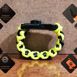 SURVIVAL BRACELET MODEL 818 BIÇAKLI