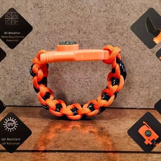 SURVIVAL BRACELET MODEL 818 BIÇAKLI