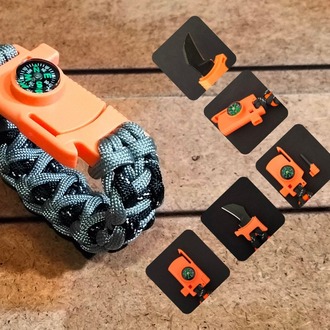 SURVIVAL BRACELET MODEL 818 BIÇAKLI