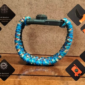 SURVIVAL BRACELET MODEL 808 BIÇAKLI