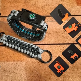 SURVIVAL BRACELET MODEL 868 BIÇAKLI SET