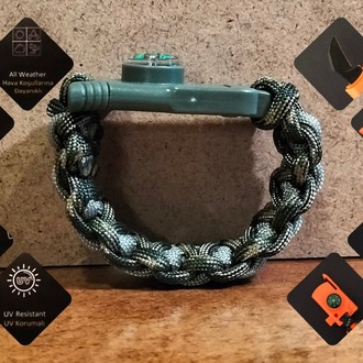 SURVIVAL BRACELET MODEL 818 BIÇAKLI