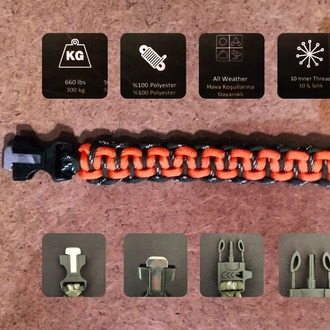 SURVIVAL BRACELET MODEL 606