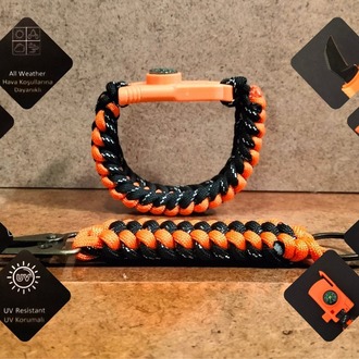 SURVIVAL BRACELET MODEL 868 BIÇAKLI SET