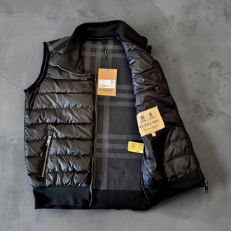 Yeni Sezon BURBERRY Sırt Dokuma Yelek