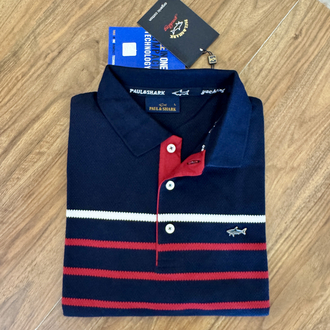 P&S SHARK Yacht Club Premium Polo Yaka Kısa Kol