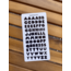 Black Bubble Alfabe Sticker Sayfası