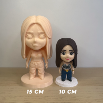 Kişiye Özel 3D Figür Boyalı - Tekli (10 CM)