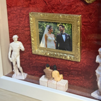 Museum of Us – Kişiye Özel Anı Çerçevesi (13×18 cm) – Fotoğraflı Shadow Box