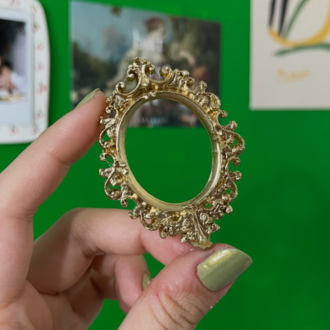 Oval Barok Çerçeve – Altın Kaplama Museum of Us Uyumlu