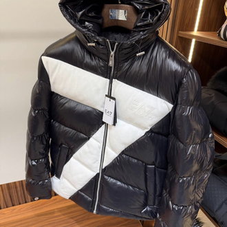 EA7 ARMANİ BLACK ŞİŞME MONT İTHAL ÜRÜN