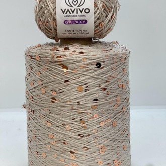 VAVIVO GALAXY 3+6 MM İRİ PULLU EL ÖRGÜ İPİ