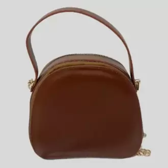 ÇİFT FERMUARLI OVAL ÇANTA