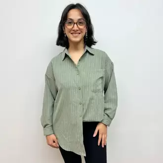 Rahat Kalıp Oversize Gömlek - HAKİ 