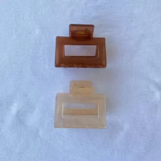 Pastel Renkli 2'li Orta Boy Saç Toka Seti