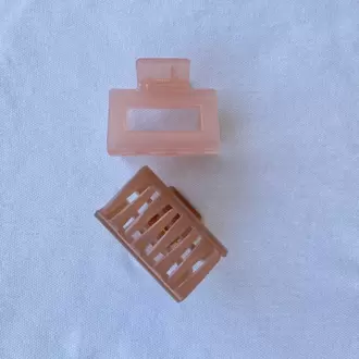 Pastel Renkli 2'li Orta Boy Saç Toka Seti