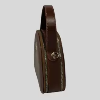 ÇİFT FERMUARLI OVAL ÇANTA