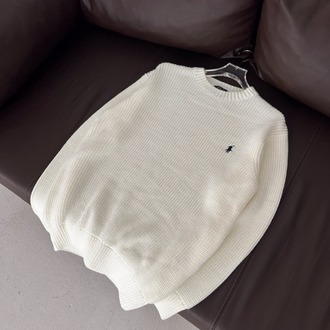 A Kalite PL Triko Sweatshirt - Beyaz