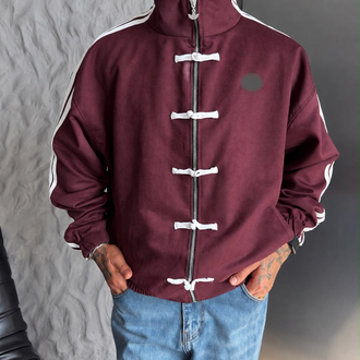CHİNESE 1/1 Kalite Süet Ceket - Bordo