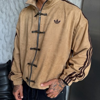 CHİNESE 1/1 Kalite Süet Ceket - Camel