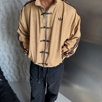 CHİNESE 1/1 Kalite Süet Ceket - Camel
