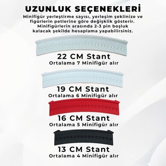 Minifigür Standı 3 Katlı