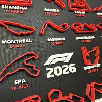 Formula 1 Masaüstü Takvimi Stantlı