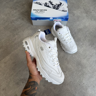 Skechers Dlites New White (Tam kalıptır)