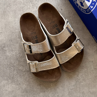 Birkenstock Snake Skin Gold Series V02
