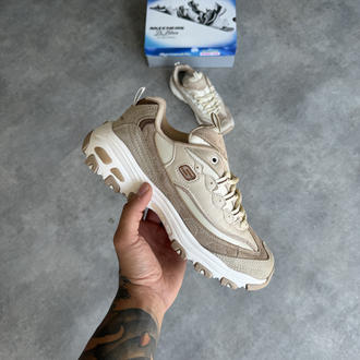 Skechers Dlites New Beige (Tam kalıptır)