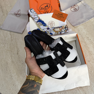 Hermes Oasis Grane Sandale Diamond (Full Set)