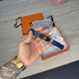 Hermes Blue Belt (Ayarlanabilir) - Premium