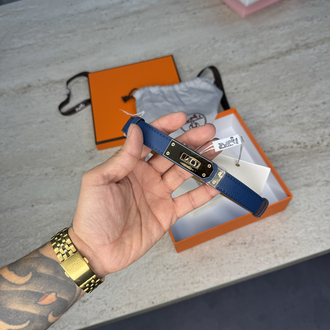 Hermes Blue Belt (Ayarlanabilir) - Premium