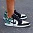 AJ 1 Low Mystic Green